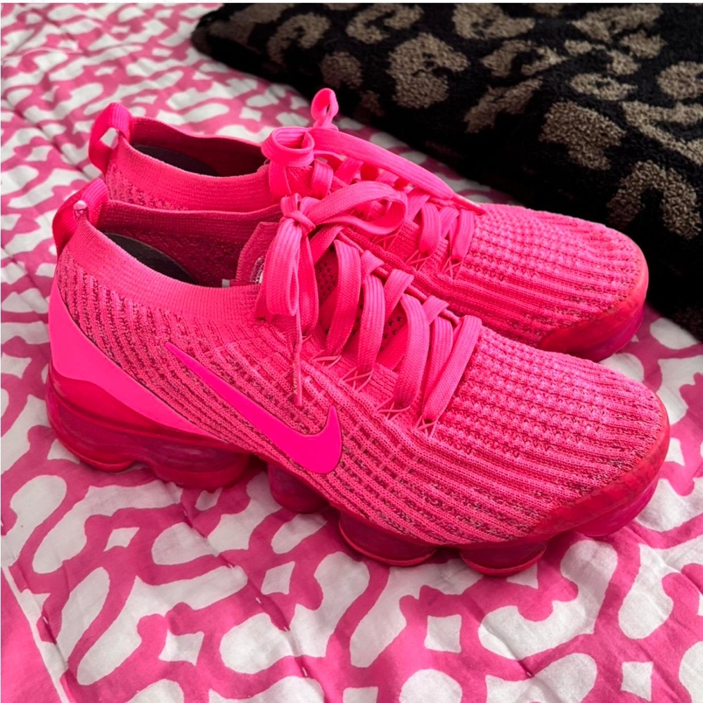 Pink Nike Air Vapor Max Sneakers